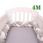 Baby Bed Bumper Infant Cradle Pillow Cushion Braid Knot Bumper Crib Bumper Protector Room Decor Tresse Tour De Lit  Bebe 3M