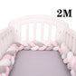 Baby Bed Bumper Infant Cradle Pillow Cushion Braid Knot Bumper Crib Bumper Protector Room Decor Tresse Tour De Lit  Bebe 3M